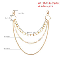 Thumbnail for Chic Hip Hop Punk Trousers Chain - Punk Style Wallet Belt Chain - Hipster Jeans Pant Chain - Hip Hop Jewelry Waist Chain - ArtGalleryZen