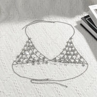 Thumbnail for Chic Hollowed-Out Backless Star Sequins Chain Bra - ArtGalleryZen