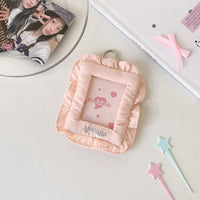 Thumbnail for Chic Lace Pillow Kpop Keychain Photocard Holder - ArtGalleryZen