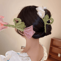 Thumbnail for Chic Lace Tulip Chignon Claw Clip Hair Clip - ArtGalleryZen