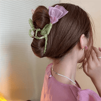 Thumbnail for Chic Lace Tulip Chignon Claw Clip Hair Clip - ArtGalleryZen