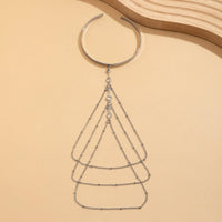Thumbnail for Chic Layered Crystal Inlaid Saturn Chain Tassel Arm Cuff - ArtGalleryZen