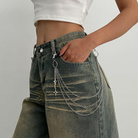 Thumbnail for Chic Layered Hollow Star Pendant Trouser Chain - ArtGalleryZen