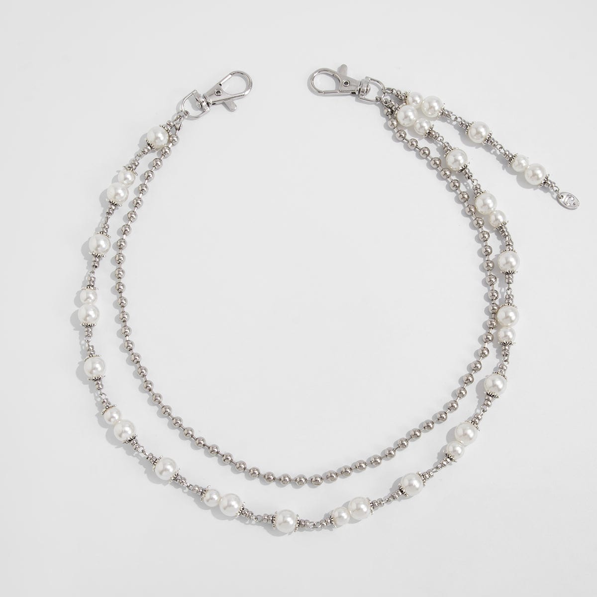 Chic Layered Pearl Trouser Chain - ArtGalleryZen