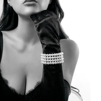 Thumbnail for Chic Layered Pearl Wristband Bracelet - ArtGalleryZen