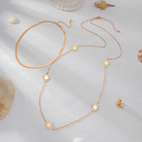 Thumbnail for Chic Layered Sun Charm Long Chain Necklace Set - ArtGalleryZen