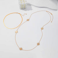 Thumbnail for Chic Layered Sun Charm Long Chain Necklace Set - ArtGalleryZen