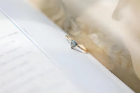 Thumbnail for Chic Natural Turquoise Topaz Stone Ring - ArtGalleryZen