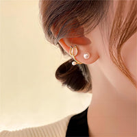 Thumbnail for Chic Pearl Charm Opal Tulip Earrings - ArtGalleryZen