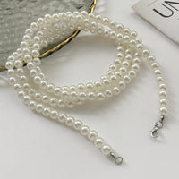 Thumbnail for Chic Pearl Long Chain Anklet - ArtGalleryZen