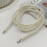 Thumbnail for Chic Pearl Long Chain Anklet - ArtGalleryZen