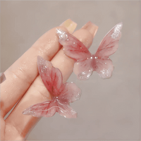 Thumbnail for Chic Pink Butterfly Dangle Earrings - ArtGalleryZen