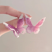 Thumbnail for Chic Pink Butterfly Dangle Earrings - ArtGalleryZen