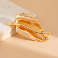 Thumbnail for Chic Pleated Leaf Pin Brooch - ArtGalleryZen