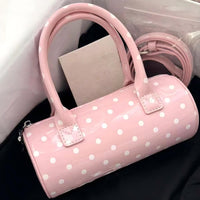 Thumbnail for Chic Polka Dot Leather Crossbody Tote Bag - ArtGalleryZen