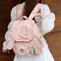 Thumbnail for Chic Rabbit Ears Transparent Display Backpack Bag - ArtGalleryZen