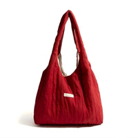 Thumbnail for Chic Red Stripe Casual Shoulder Tote Bag - ArtGalleryZen