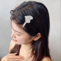 Thumbnail for Chic Rhinestone Heart Resin Hair Clip - ArtGalleryZen