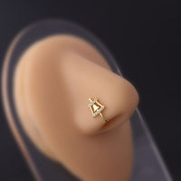 Thumbnail for Chic Rhinestone Inlaid Non Piercing Nose Cuff Nose Ring - ArtGalleryZen
