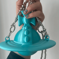 Thumbnail for Chic Saturn Planet 3D Printed AirPods Earphone Case - ArtGalleryZen
