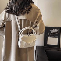 Thumbnail for Chic Shoulder Crossbody Bowknot Leather Bag - ArtGalleryZen