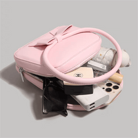 Thumbnail for Chic Shoulder Crossbody Bowknot Leather Bag - ArtGalleryZen