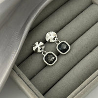Thumbnail for Chic Square Rhinestone Dangle Earrings - ArtGalleryZen
