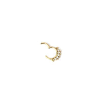 Thumbnail for Chic Stainless Steel CZ Inlaid Nose Piercing Septum Ring Hoop - ArtGalleryZen