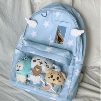 Thumbnail for Chic Star Angel Kpop Fan Display Backpack - ArtGalleryZen