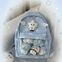 Thumbnail for Chic Star Angel Kpop Fan Display Backpack - ArtGalleryZen