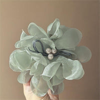 Thumbnail for Chic Sweet Floral Lace Pearl Hair Clip Claw - ArtGalleryZen