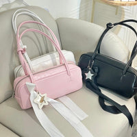 Thumbnail for Chic Sweet Star Ribbon Bowknot Leather Shoulder Bag - ArtGalleryZen