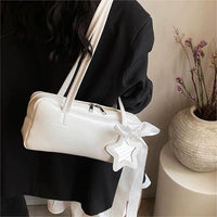 Thumbnail for Chic Sweet Star Ribbon Bowknot Leather Shoulder Bag - ArtGalleryZen