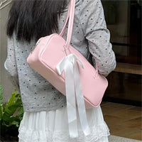 Thumbnail for Chic Sweet Star Ribbon Bowknot Leather Shoulder Bag - ArtGalleryZen
