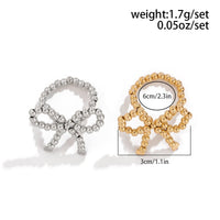 Thumbnail for Chic Two Tone Beaded Bowknot Ring Set - ArtGalleryZen