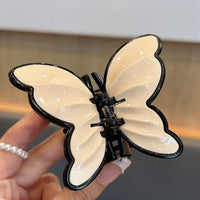 Thumbnail for Chic Vintage Textured Butterfly Hair Claw Clip - ArtGalleryZen