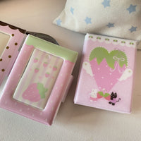 Thumbnail for Chocolate Strawberry Heart Kpop 3 Inch Mini Photocard Album - ArtGalleryZen