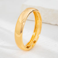 Thumbnail for Classic Gold Silver Plated Bangle Bracelet - ArtGalleryZen