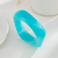 Thumbnail for Colorful Irregular Resin Bangle Bracelet - ArtGalleryZen
