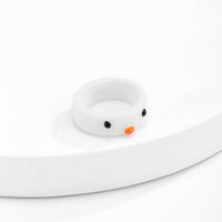 Thumbnail for Colorful Resin Duck Pattern Ring - ArtGalleryZen