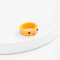 Thumbnail for Colorful Resin Duck Pattern Ring - ArtGalleryZen
