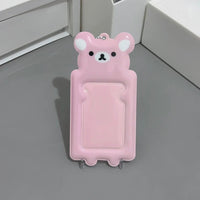 Thumbnail for Colorful Rilakkuma Kpop Keychain Photocard Holder - ArtGalleryZen