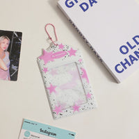 Thumbnail for Colorful Star Kpop Keychain Photocard Holder - ArtGalleryZen