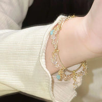 Thumbnail for Crystal Moon Star Bracelet - ArtGalleryZen