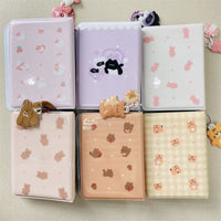 Thumbnail for Cute Bear Cat Bunny Kpop 3 Inch Mini Photocard Album - ArtGalleryZen