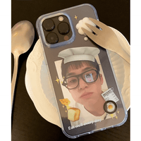 Thumbnail for Cute Bread Chef Kpop Photocard Polaroid iPhone Case - ArtGalleryZen