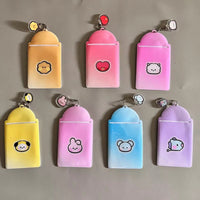 Thumbnail for Cute BTS BT21 Kpop Keychain Photocard Holder - ArtGalleryZen