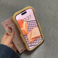 Thumbnail for Cute Burnt Bread Silicone iPhone Case - ArtGalleryZen