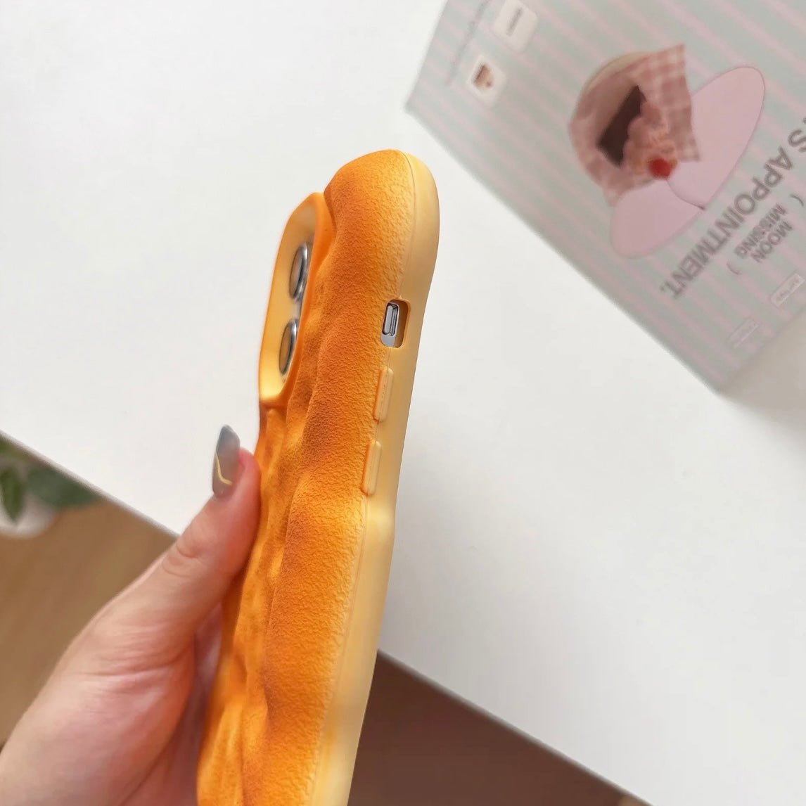 Cute Burnt Bread Silicone iPhone Case - ArtGalleryZen