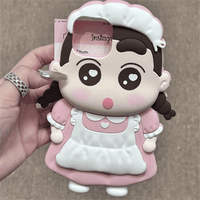 Thumbnail for Cute Cartoon Crayon Shin-chan Silicone iPhone Case - ArtGalleryZen